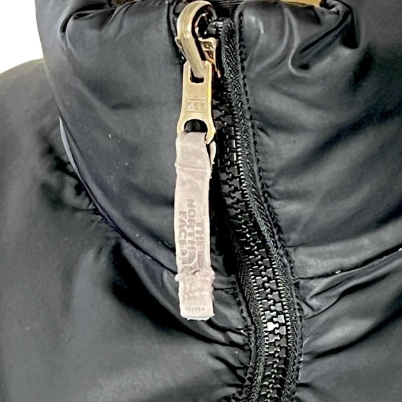 THE NORTH FACE Retro 1996 Black Nuptse 700 Down Puffer Jacket Coat Women's XL - Picture 8 of 16